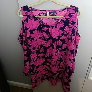 Xhilaration XL Cut Out Shoulder Midi Dress